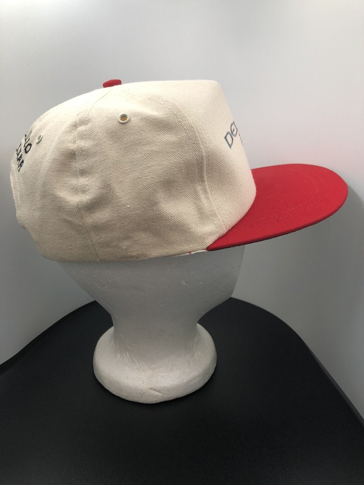 DELPHI Chassis Systems beige canvas HAT/CAP with snapback-needs snapback repair