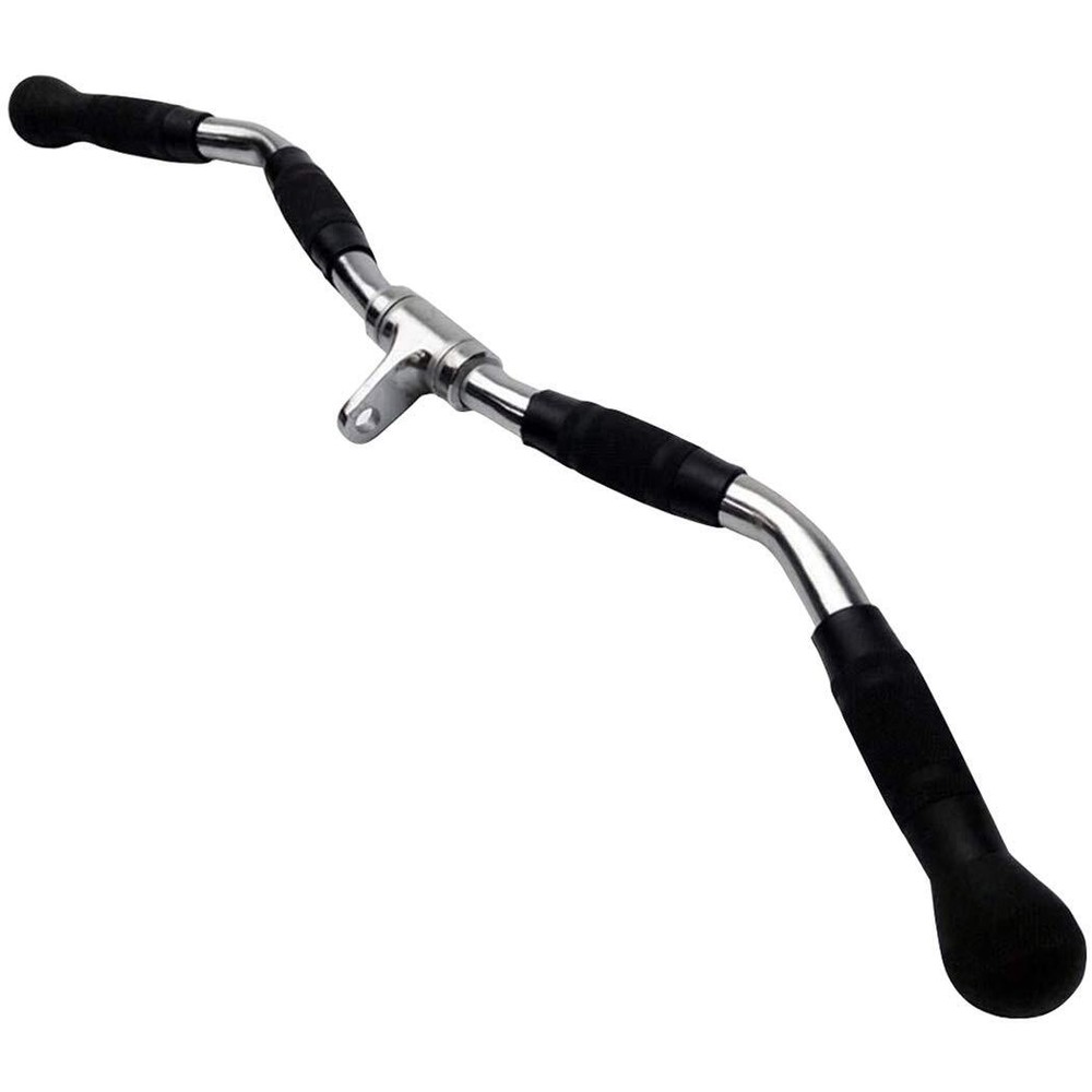 LAT Bar Cable Machine Attachment Curl Pulldown Bar with Full Rotation and for