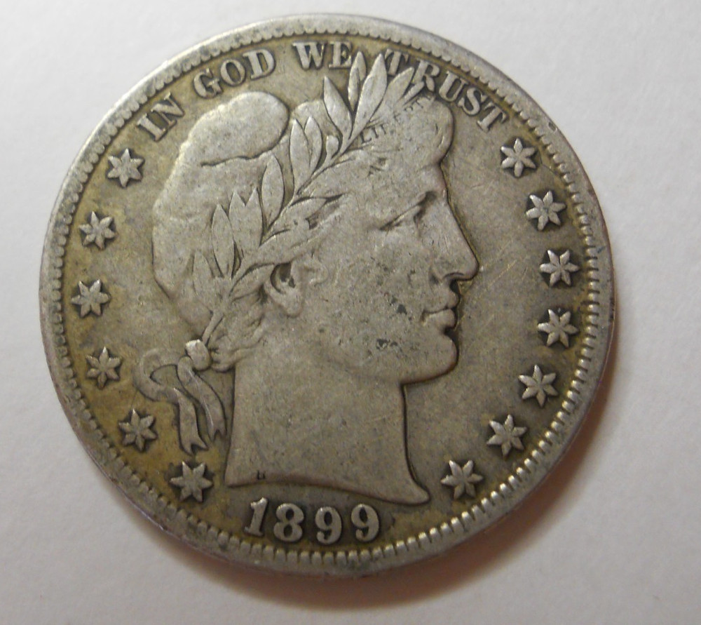1899 S Barber Half Dollar