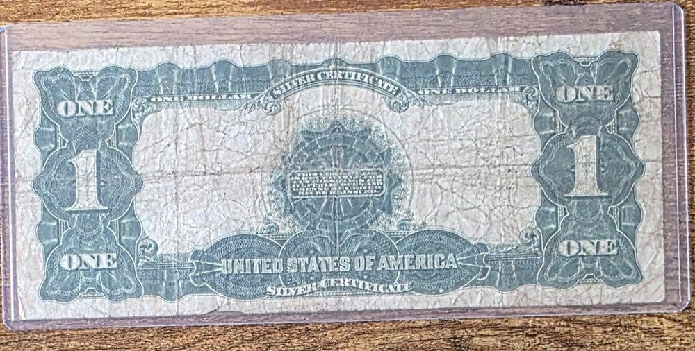 1899 $1 black eagle silver certificate