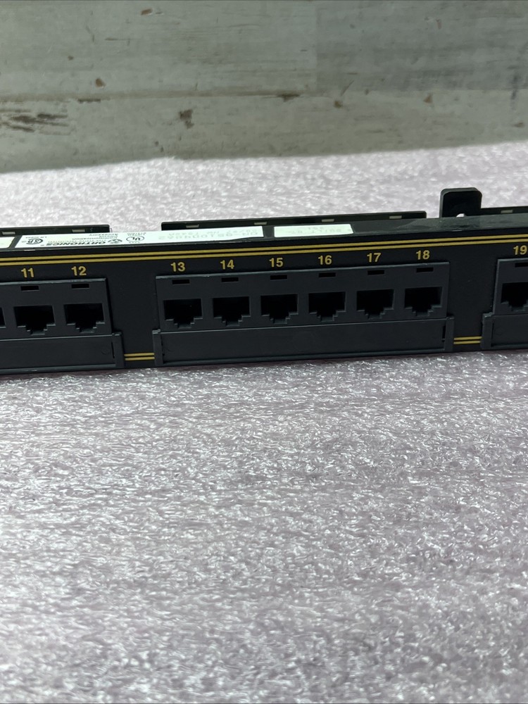 Used Ortronics OR-851004862 24 Port 110 Patch Panel Cat 5