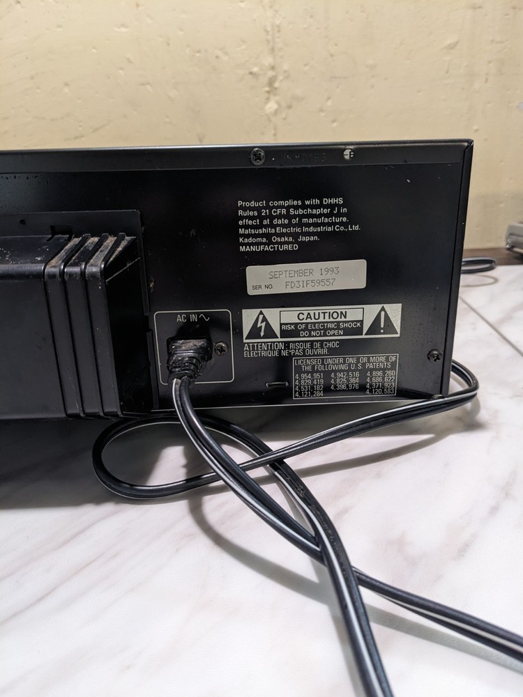 Technics SL-PD647 MASH 5 Disc CD Changer