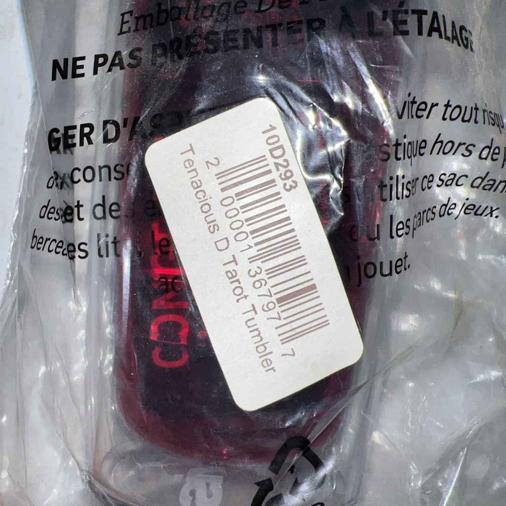 TENACIOUS D - Tarot Tumbler NWT