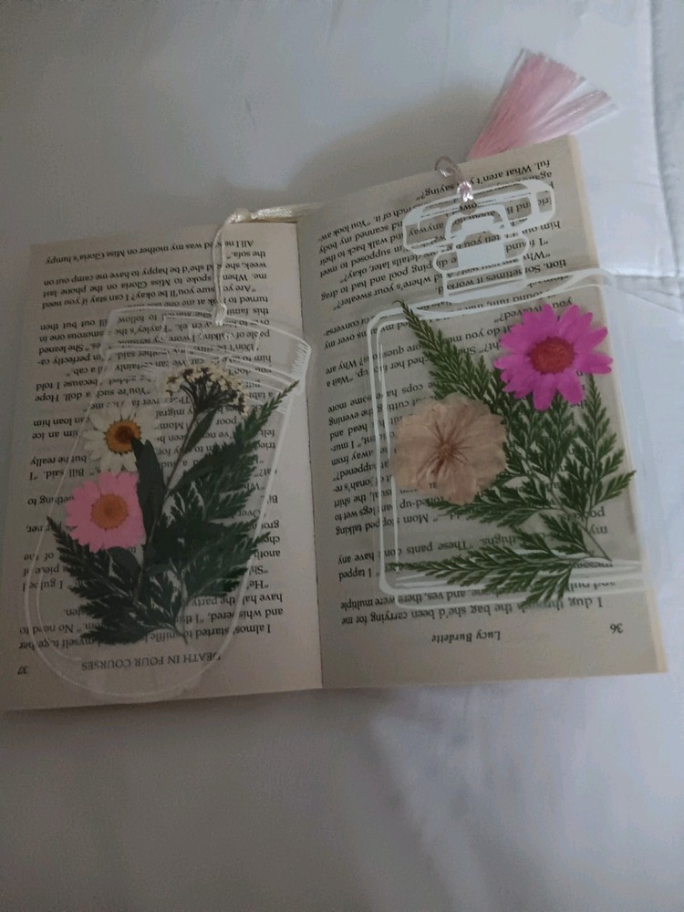 Handmade Bookmarks Flowers