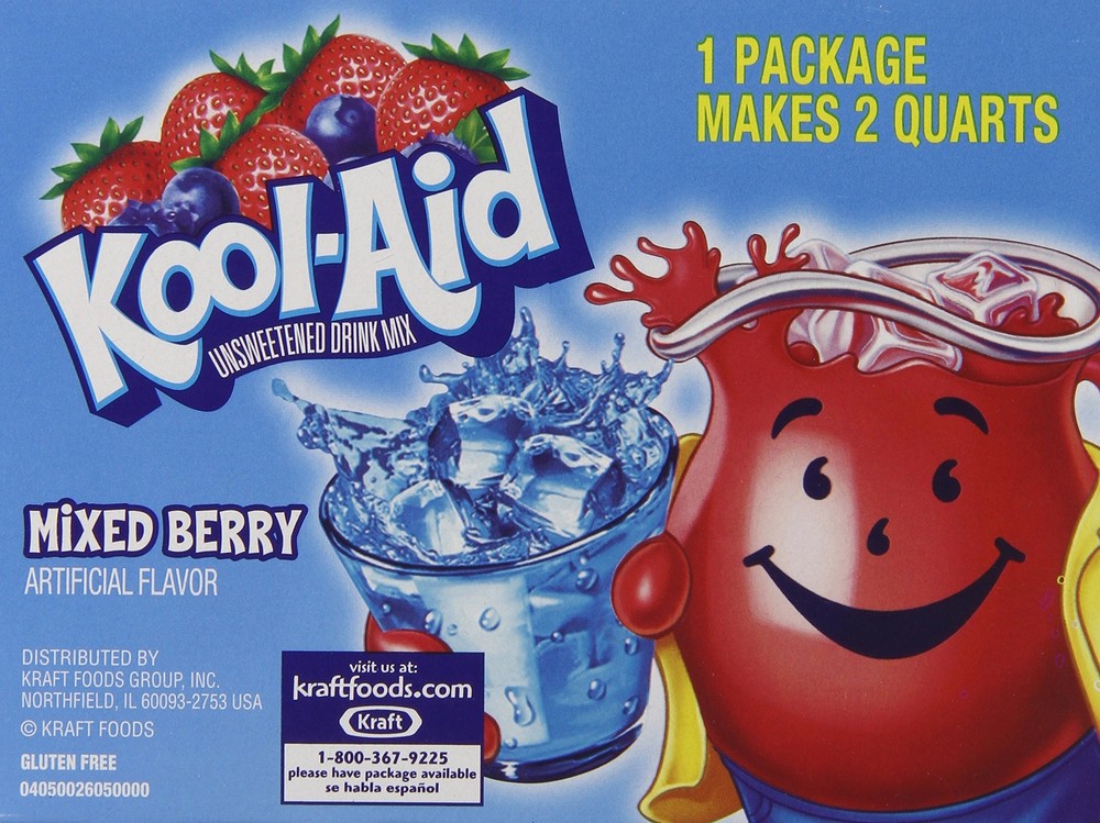 Kool Aid Twists Mixed Berry Drink Mix, Makes 2 Quarts (96 Packets)