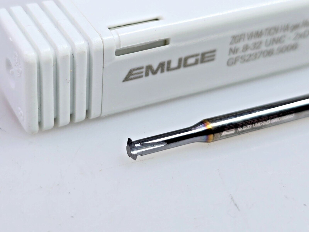 Emuge GFS23706.5006 8-32 UNC Solid Carbide Thread Mill Single Profile 2xD