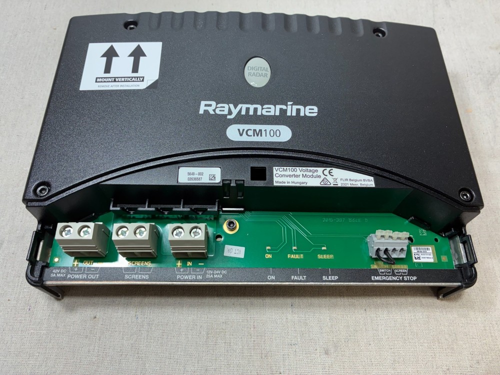 Raymarine VCM100 Voltage Converter E52091 For Digital Open Array Radar NEW!!