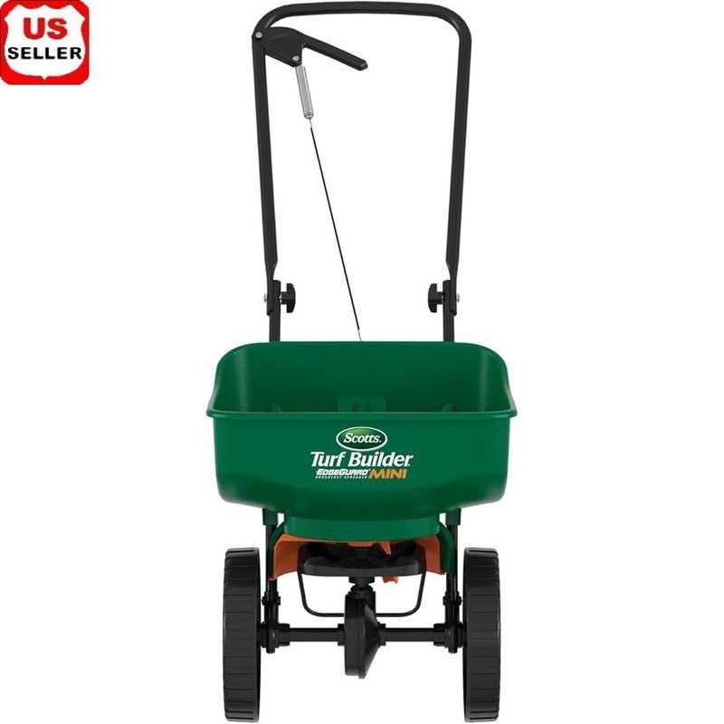 Mini Broadcast Spreader Lawn Care EdgeGuard Fertilizer Seed Applicator 5000sqft