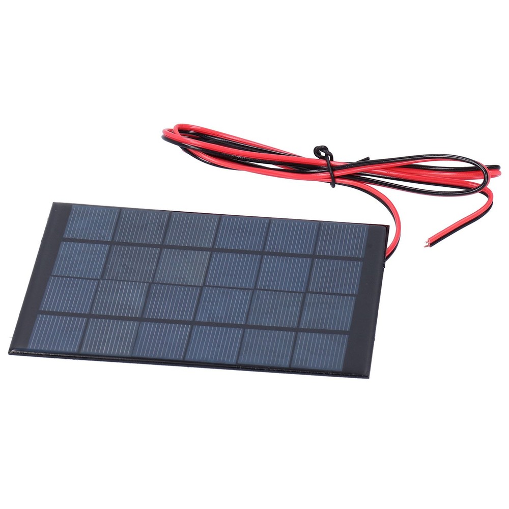 2Pcs Mini Solar Power Module Epoxy Panel With 100cm Cable Electronic New