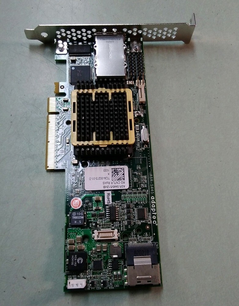 Adaptec ASR-5445 512MB SAS PCIe RAID Storage HBA Controller