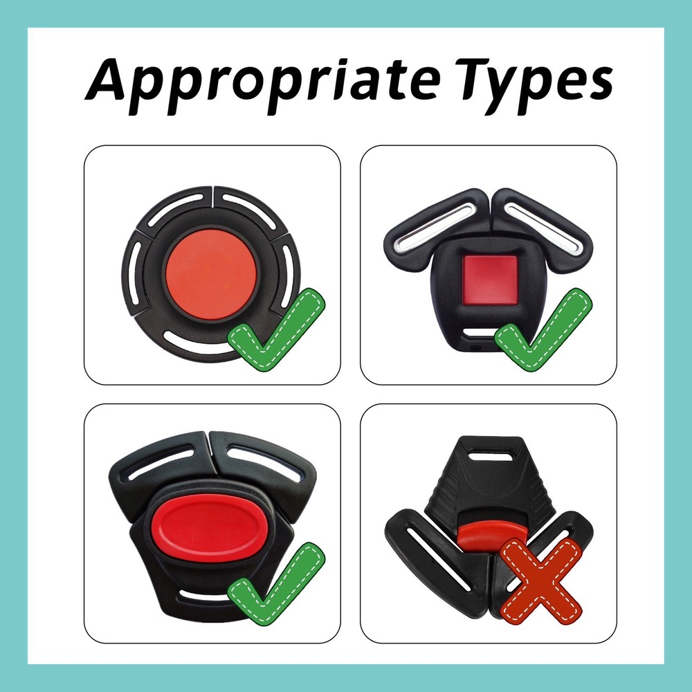 Universal Easy Release Car Seat Unbuckle Unlock Tool Key With Keychain 2 pack