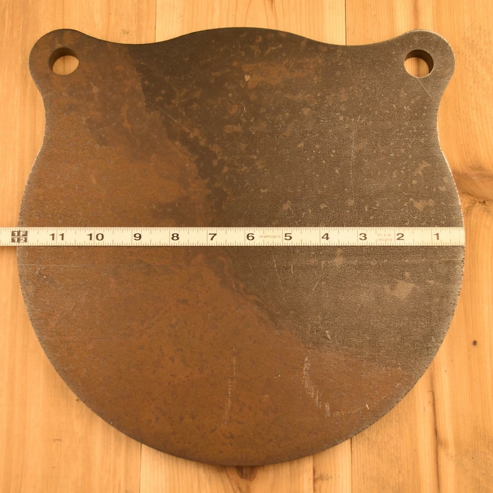 1/2" AR500 Shooting Target 12" Gong