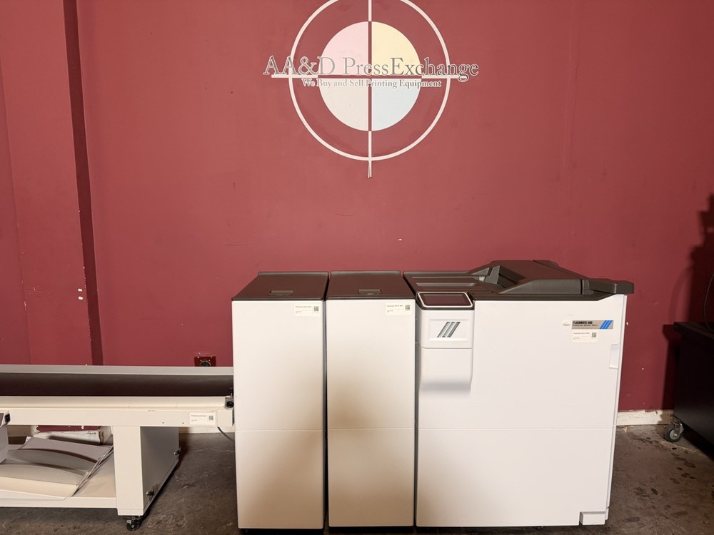 Plockmatic 500 bookletmaker extended Conveyor !Video!