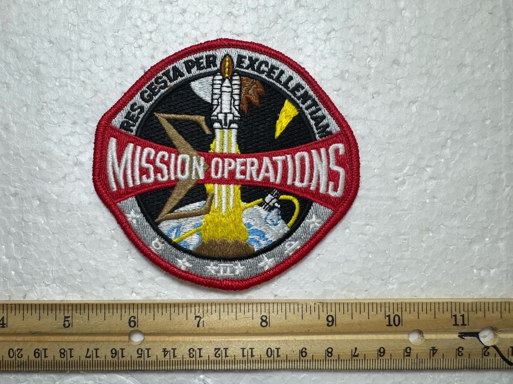 NASA Space Shuttle Patch- Mission Operations