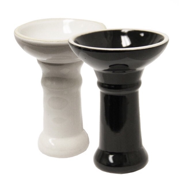 2 Pcs Large Tower Ceramic Bowl For Hookah