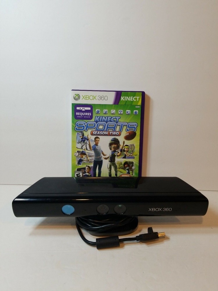 Microsoft Xbox 360 Kinect Motion Sensor Bar + Kinect Sports Season Game Bundle