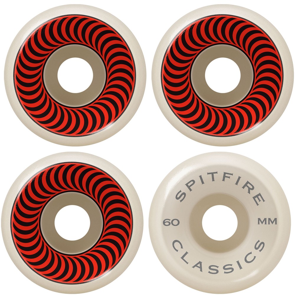 Spitfire Skateboard Wheels Classics 60mm Skate Wheels
