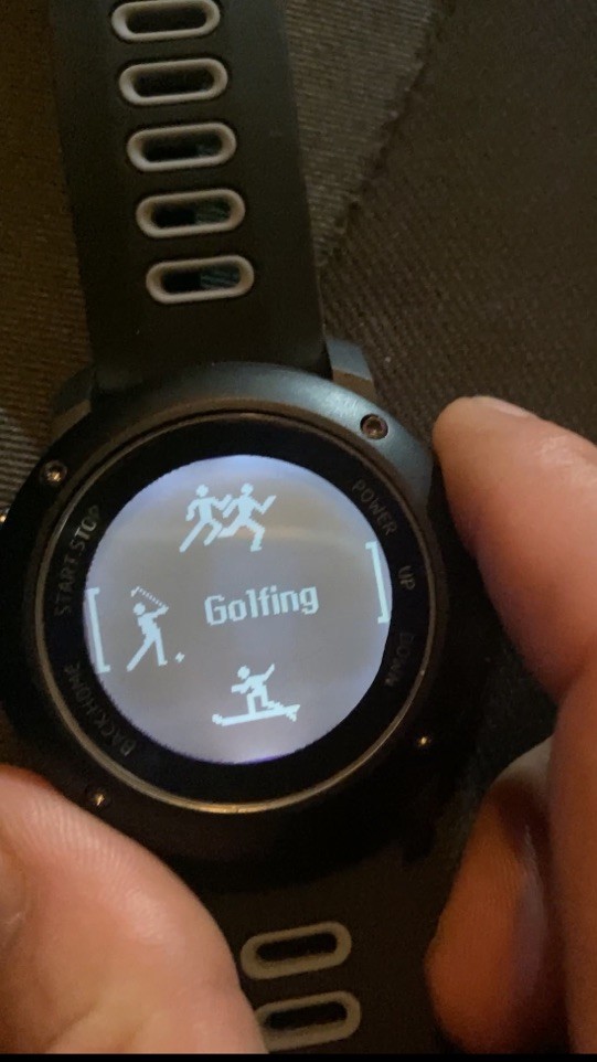 UW90 Smartwatch GPS pedometer Compass golf / Strokes