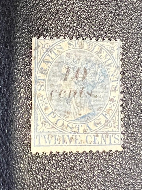 Straits Settlements stamp 34 used