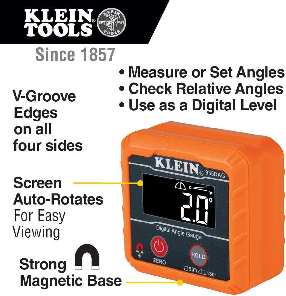 Digital Level and Angle Gauge for Precision Measurements