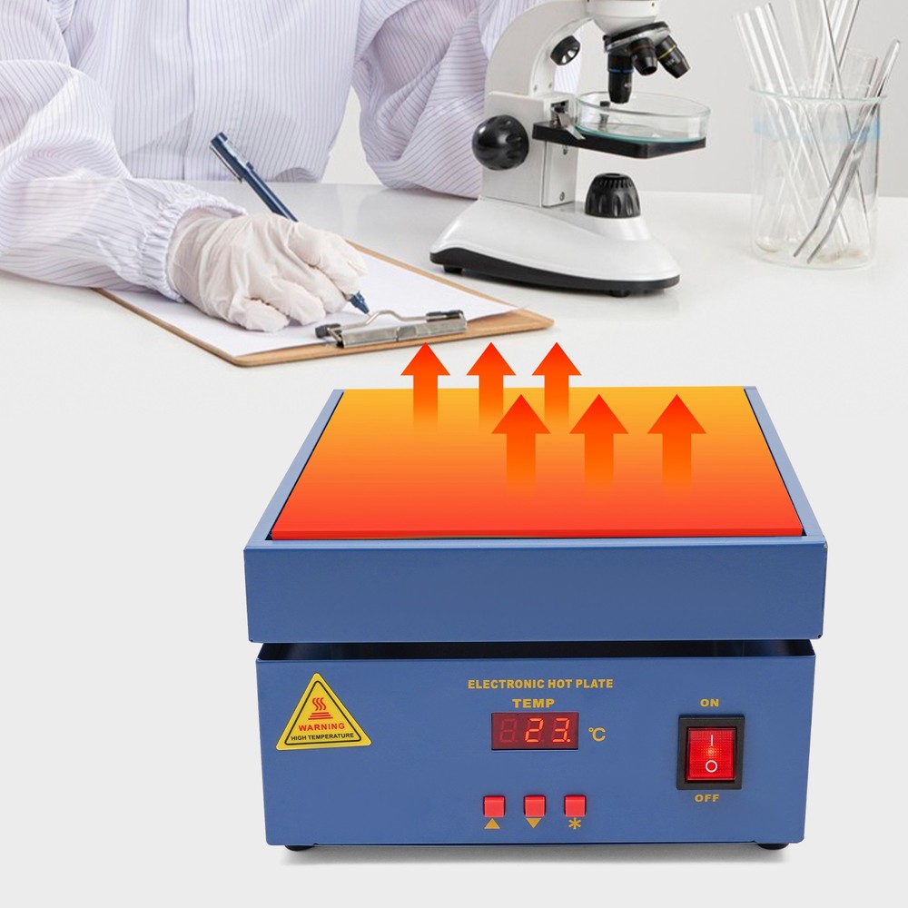 High-Performance Electronic Hot Plate with Precise Temperature Control