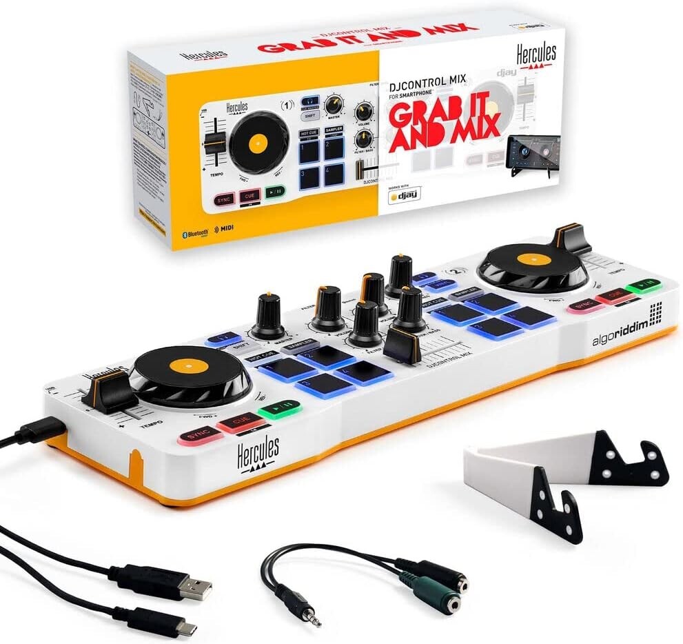 DJControl Mix DJ Software Controller with Algoriddim Djay App Bundle with Pro...