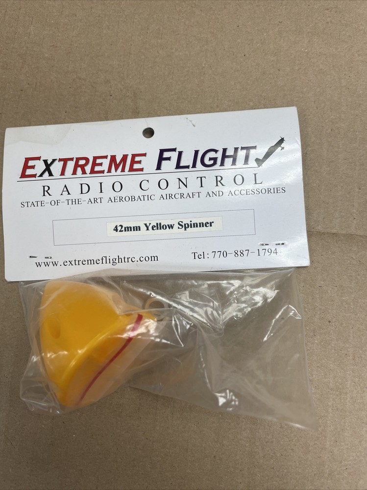 Extreme Flight Radio Control 42mm Yellow Spinner