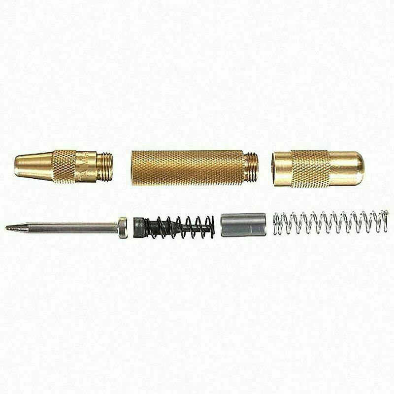 2 Super Strong Automatic Centre Punch Adjustable Spring Loaded Metal Drill TooL