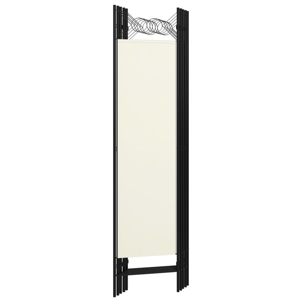 5-Panel Room Divider White 78.7"x70.9"