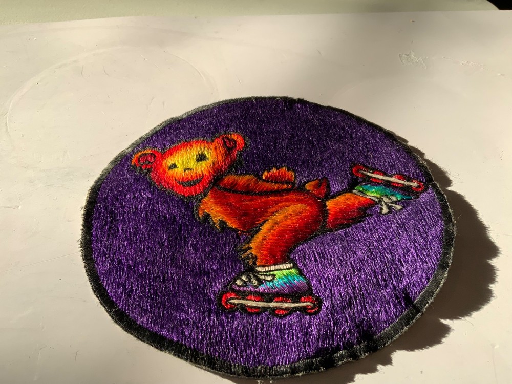 VINTAGE GRATEFUL DEAD ROLLING BLADE PATCH