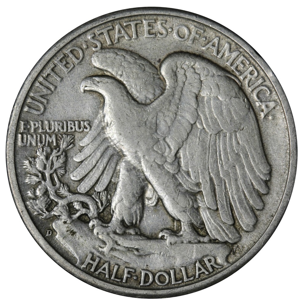 1946-D Walking Liberty Half Dollar In XF Condition