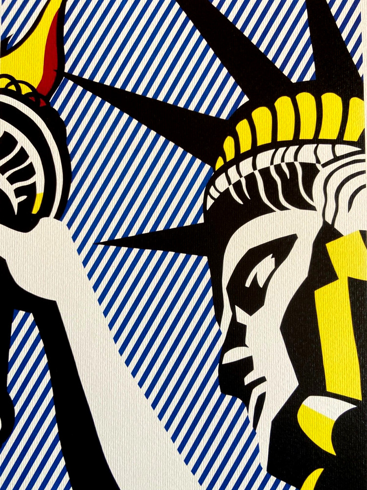 Roy Lichtenstein Lithograph COA Original Signed Numbered Limited Edition (Kaws)