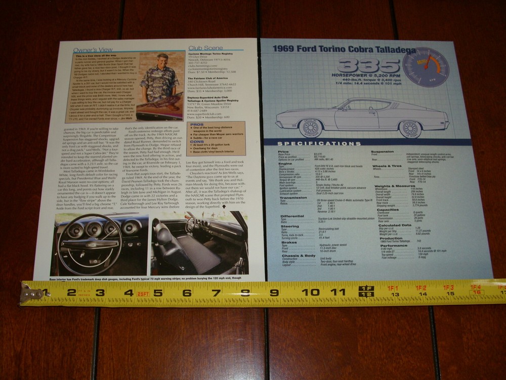 1969 FORD TORINO TALLADEGA ORIGINAL 2008 ARTICLE