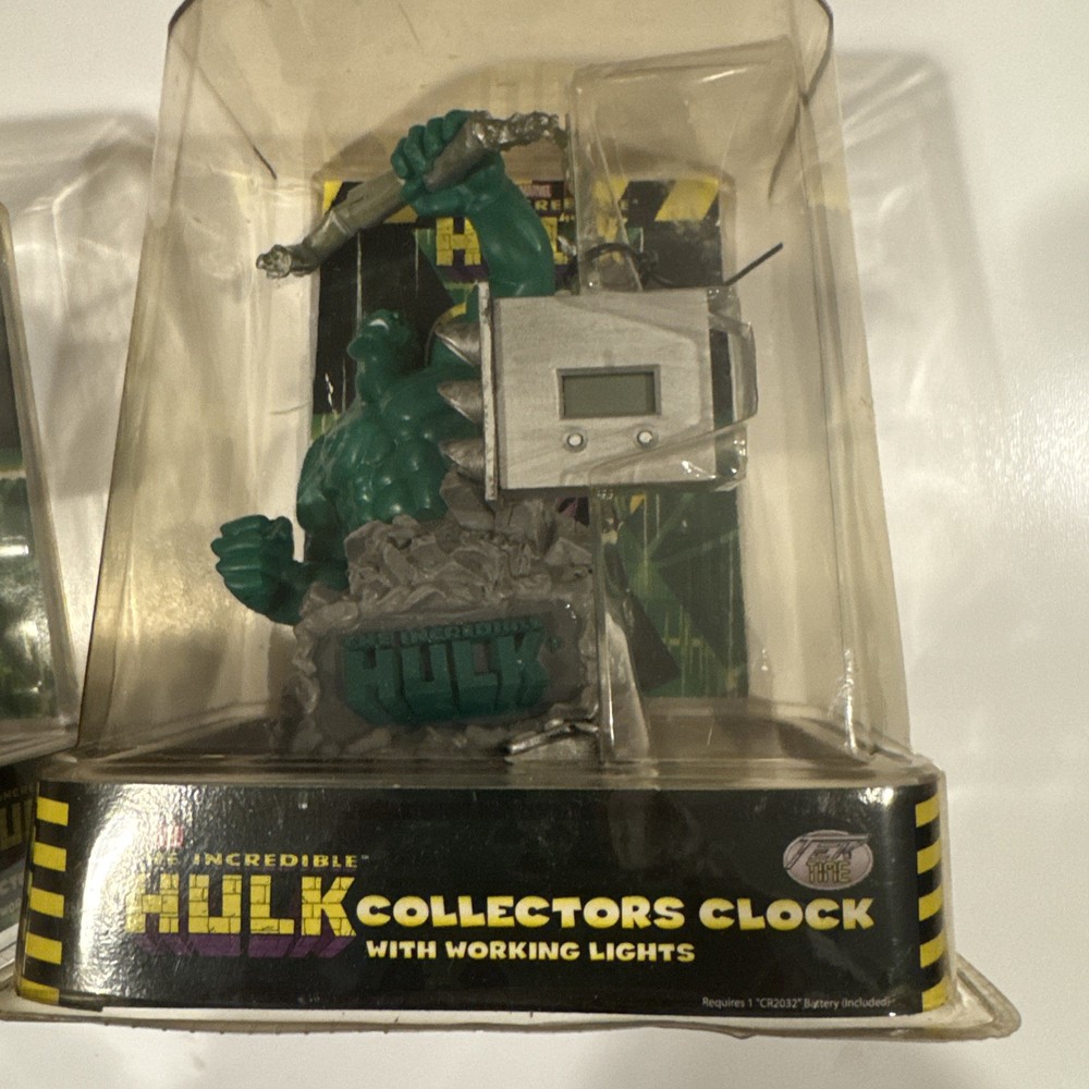 Incredible Hulk Collectors Clock