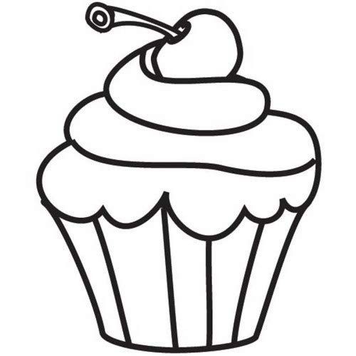 OL Cupcake - Wood Mounted Rubber Stamp PS0889