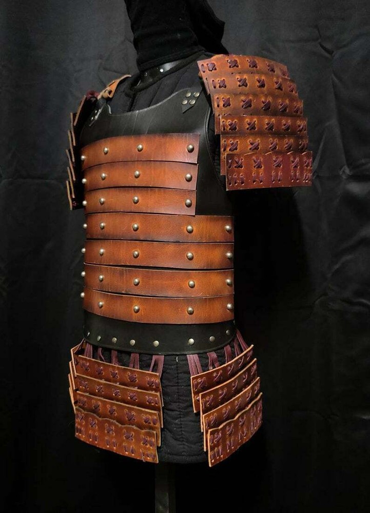 Leather Scale Armor Medieval Celtic Slats Larp Cosplay...