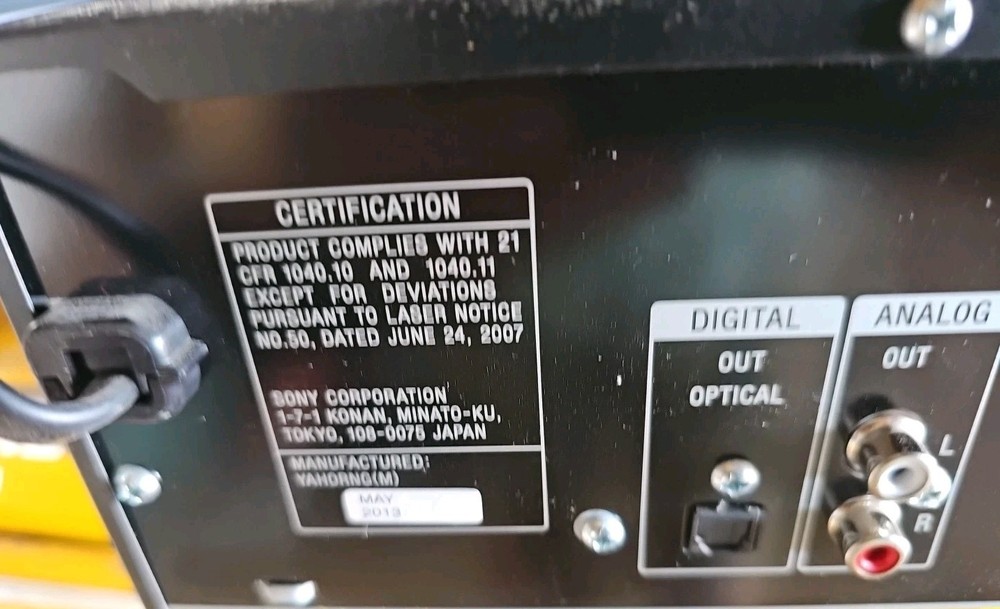 Sony CDP-CE500 Compact Disc Player 5-Disc CD Changer w/ USB