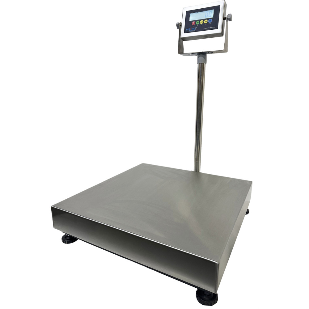 Industrial Bench scale 24"x24" Stainless steel platform & indicator 1000 x .2 lb