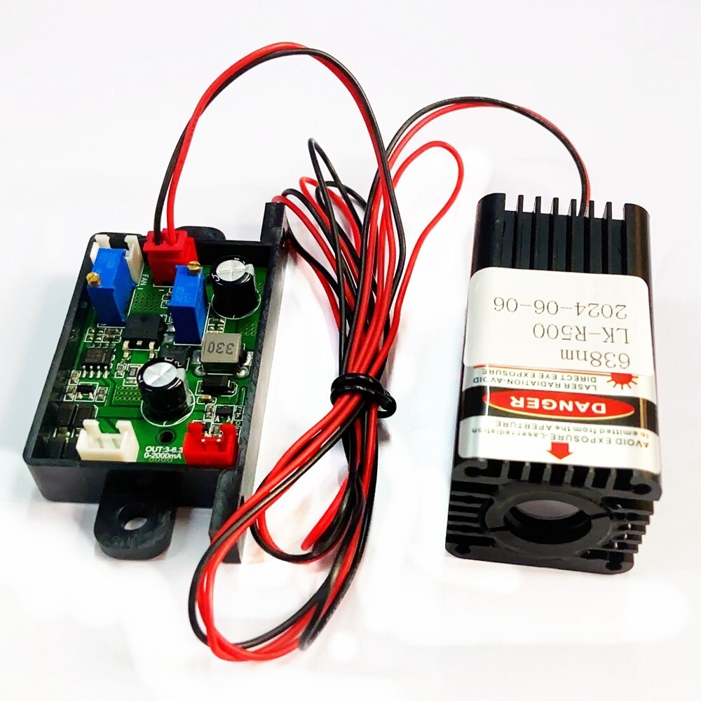 638nm 500mw Fat Beam Orange Red Laser Diode Module