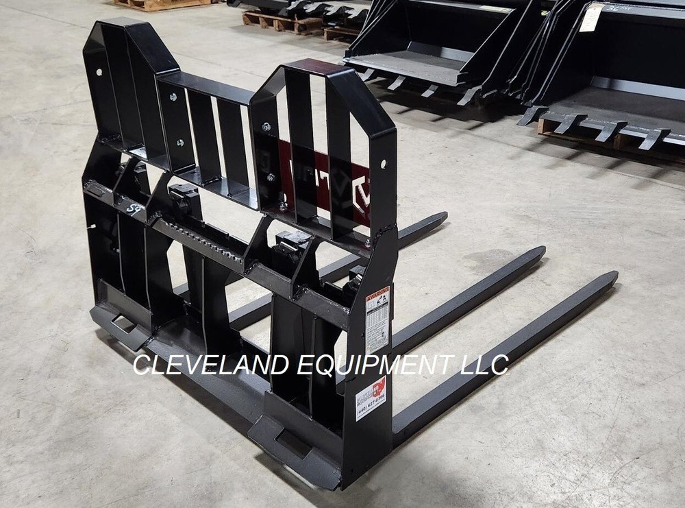48" BLOCK FORKS & FRAME ATTACHMENT Skid-Steer Track Loader Cinder Brick Forks