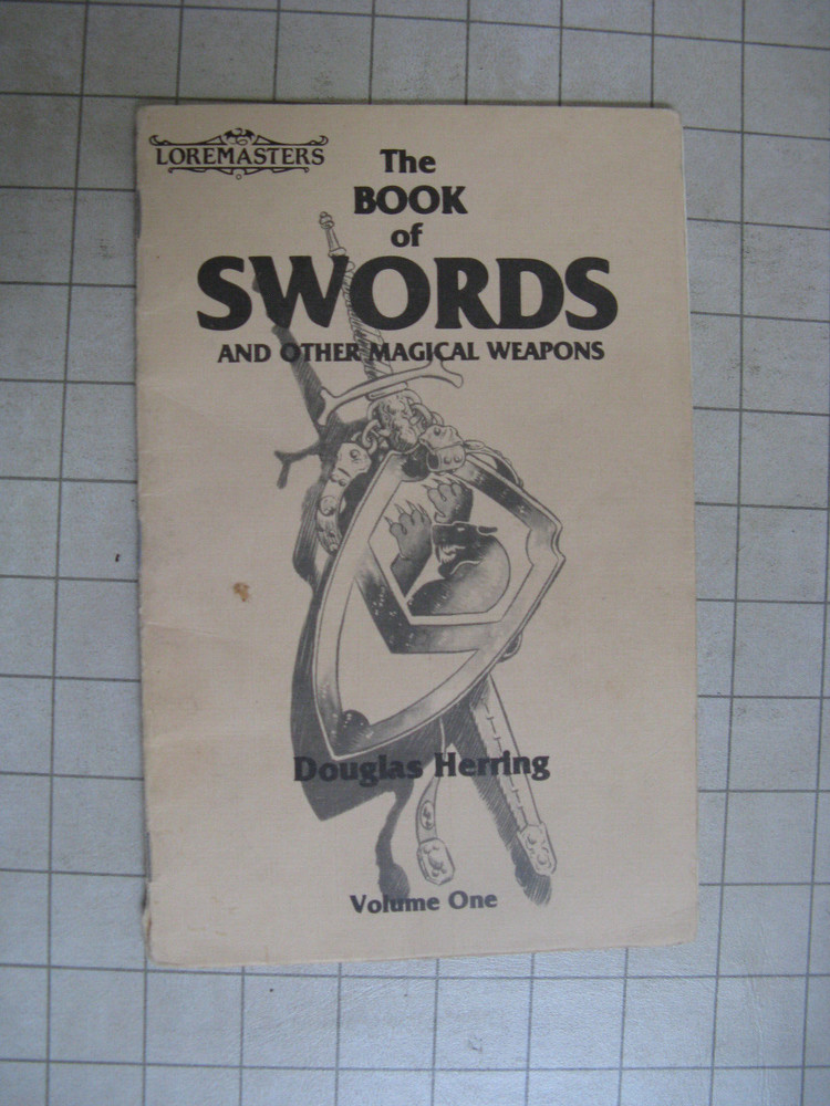 Loremasters BOOK OF SWORDS & OTHER MAGICAL WEAPONS AD&D D&D Dungeons & Dragons