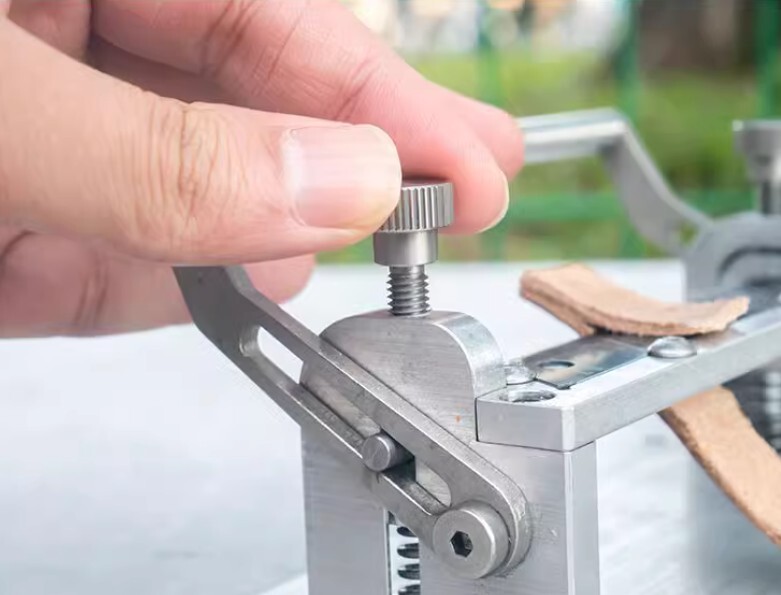 Handmade leather thinning machine, soft & hard leather belt scraping machine