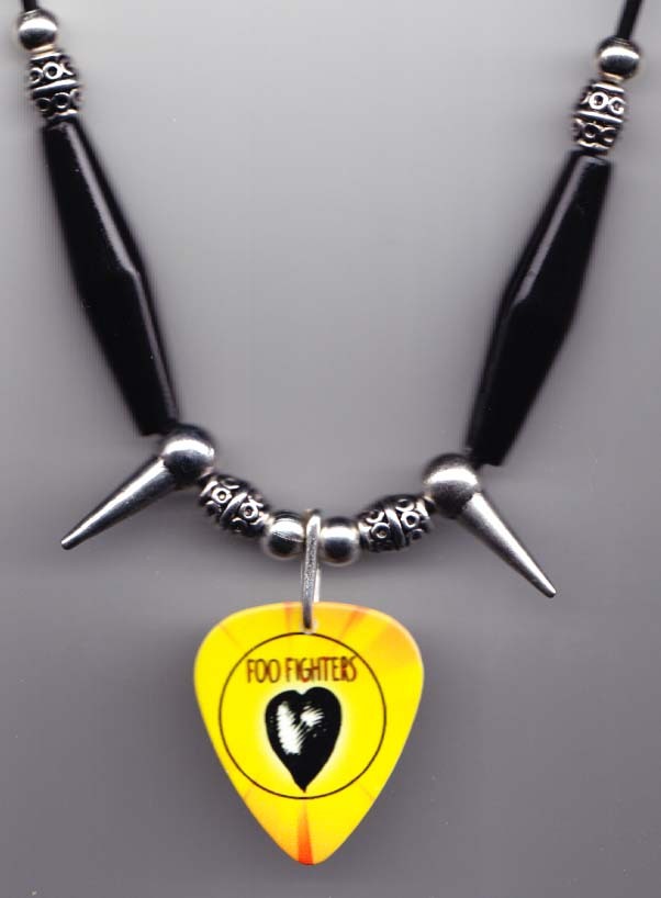 Foo Fighters One By One Guitar Pick Necklace