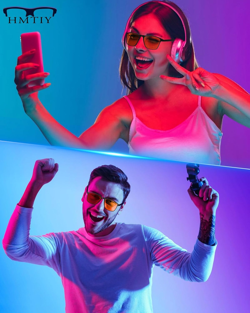 Blue Light Blocking Glasses Gaming- Filtering Computer Gaming Screen/Tv/Phone UV