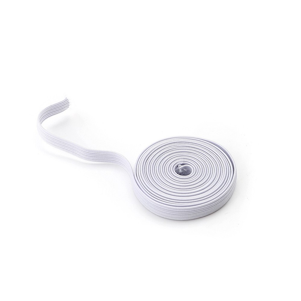 Rubber Elastic String Sewing Pants Trousers Garments Band Rope White 2M