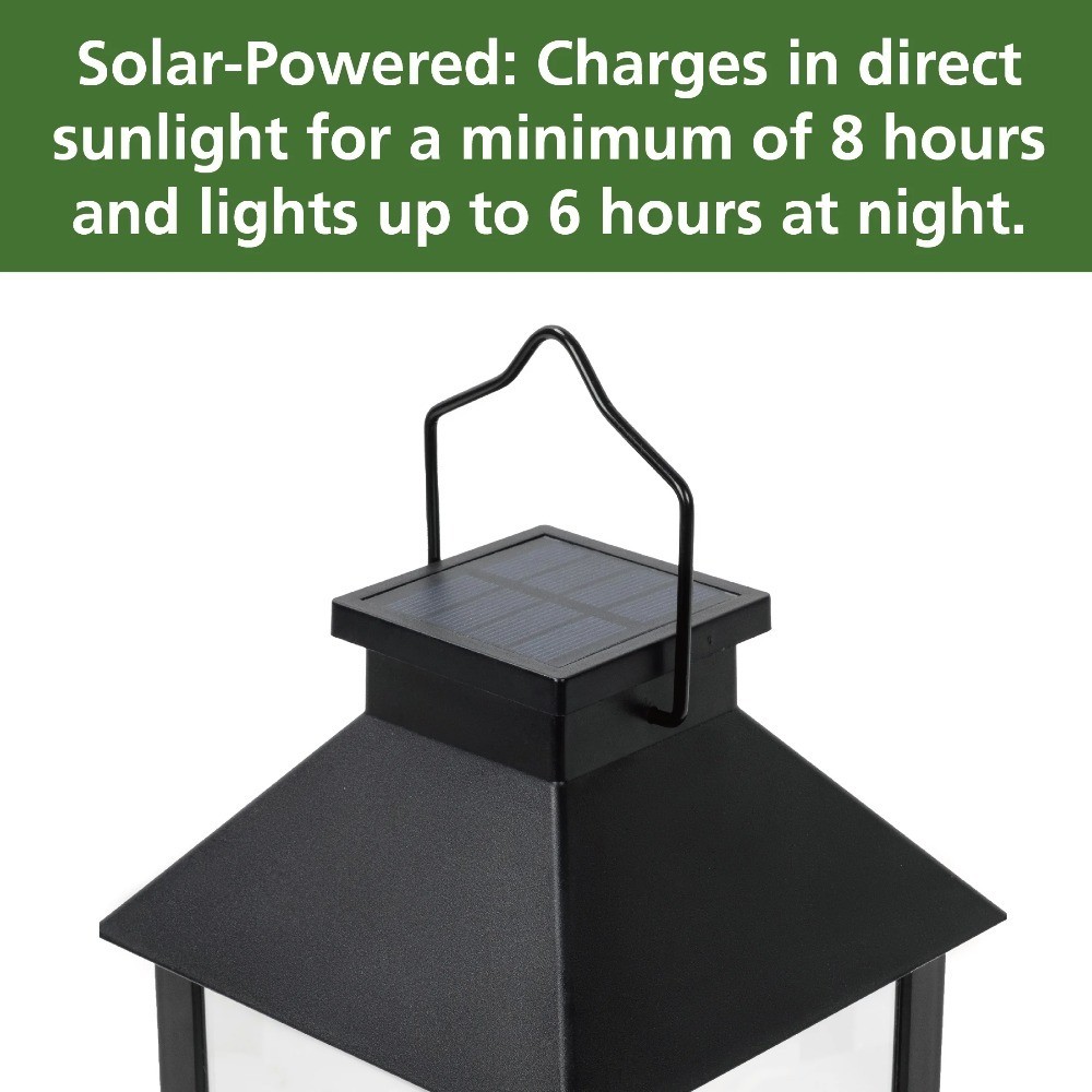 Solar Lantern Black