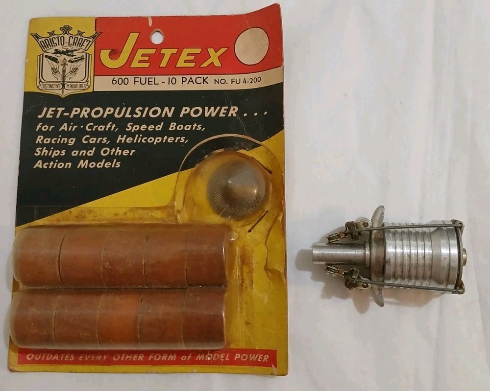Vintage JETEX Scorpion 600 Engine & 600 Fuel 10 Pack
