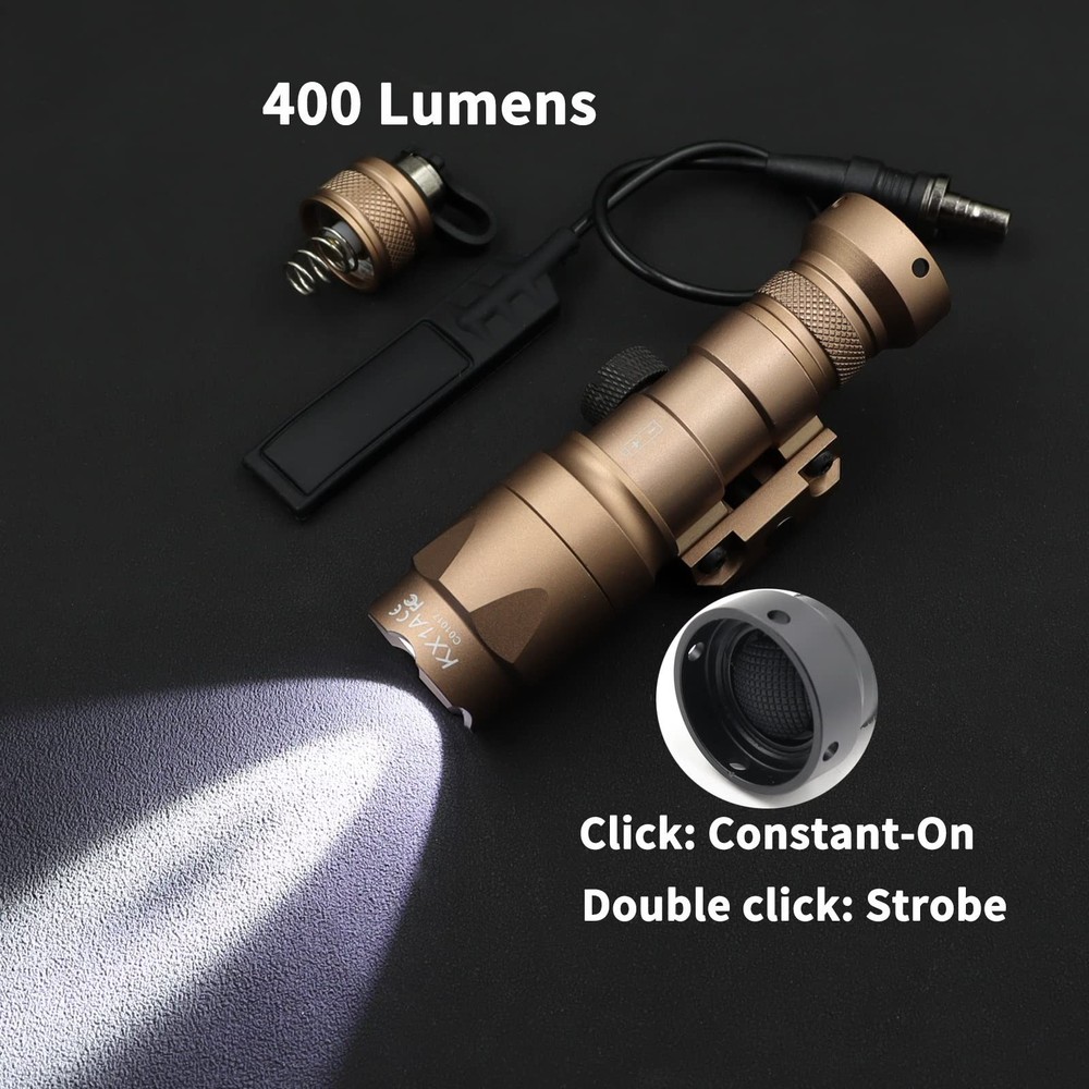 M300A Mini Light LED Whitelight with Strobe Rifle Weapon Light with... Fast Ship