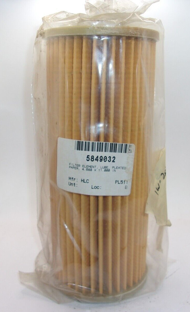 Hilliard Hilco PL511 Hydraulic Filter Element, 1952A