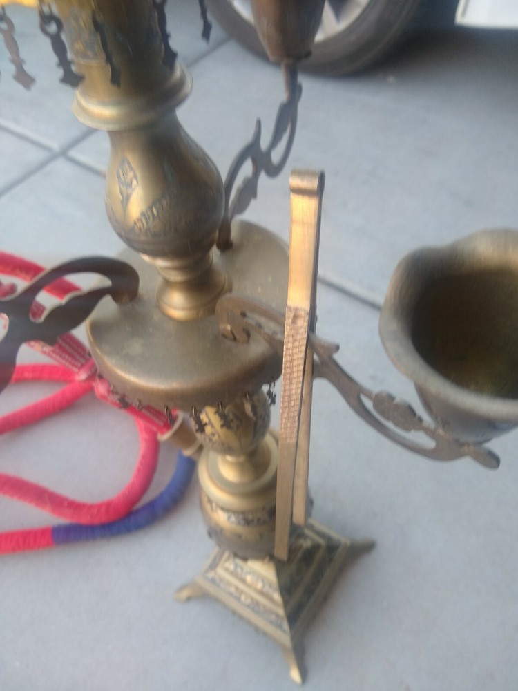 Vintage Persian Hookah 32" Tall